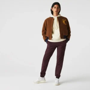 Lacoste Women's Relaxed Fit Burgundy Sweatpants HF6687.3KE