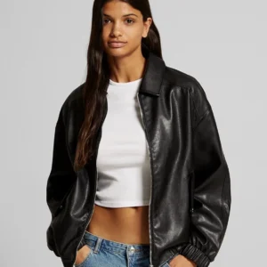 Bershka Suni deri dad fit ceket
